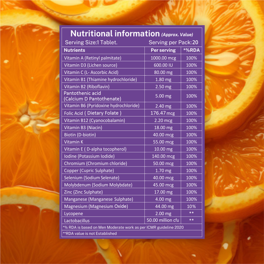 Multivitamin + Probiotics Effervescent Tablets