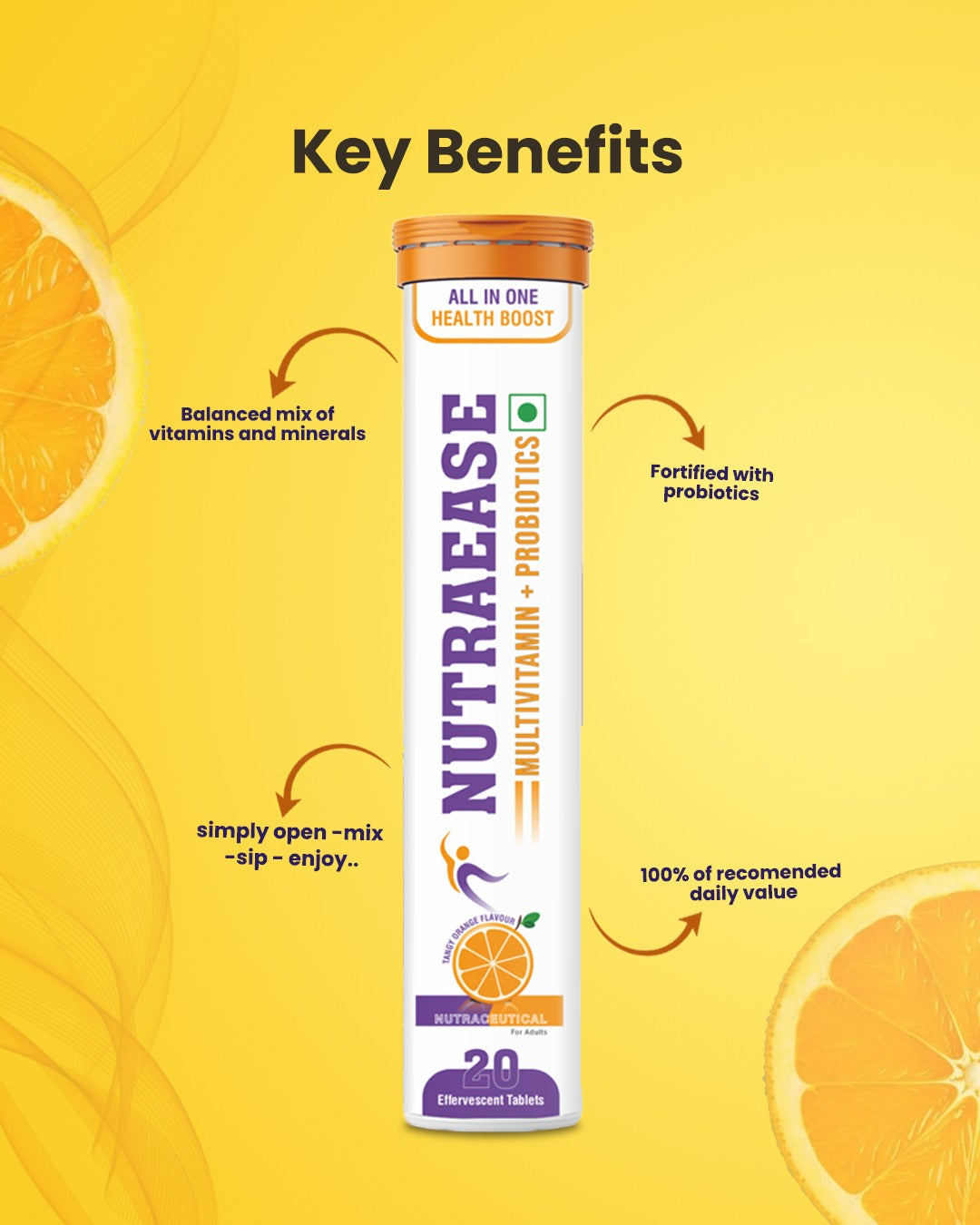 Multivitamin + Probiotics Effervescent Tablets