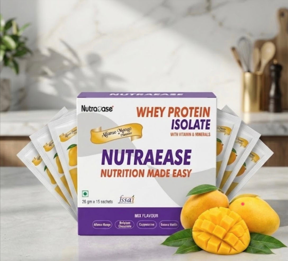 Nutraease Whey Protein Isolate (Mango Flavour)