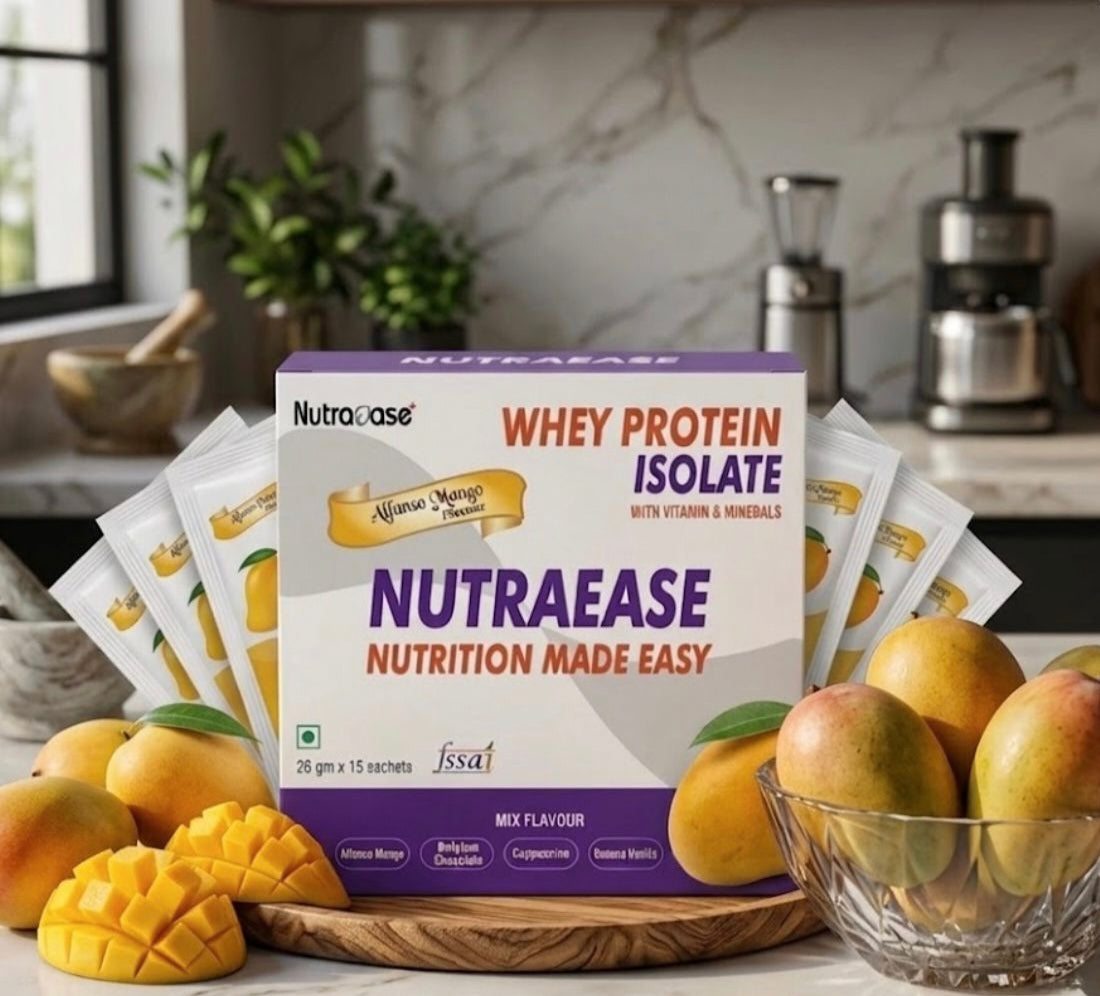 Nutraease Whey Protein Isolate (Mango Flavour)
