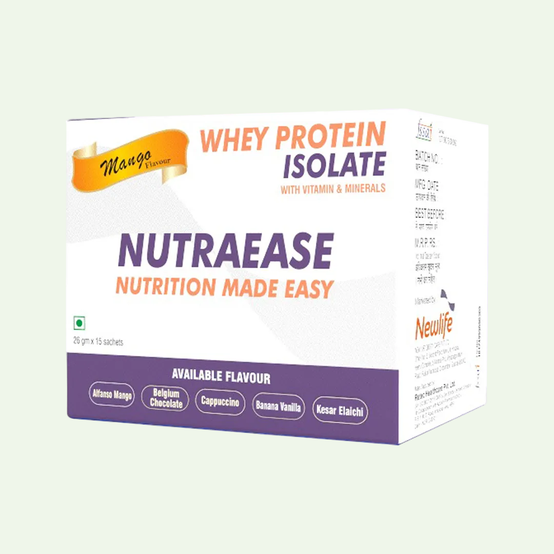 Nutraease Whey Protein Isolate (Mango Flavour)